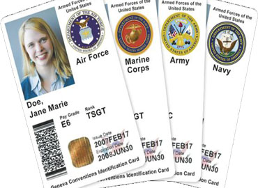 military id cards